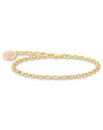 THOMAS SABO Charm Bracelet with Cold Enamel Gold Plated