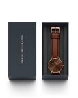 Daniel Wellington Classic 40 St Mawes Rose Gold & Amber Watch