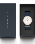 Daniel Wellington Classic 40 Bayswater Rose Gold & White Watch