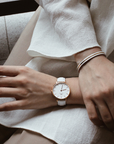 Daniel Wellington Petite 32 Bondi Rose Gold & White Watch