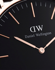 Daniel Wellington Classic 36 Dover Rose Gold & Black Watch