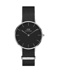 Daniel Wellington Petite 32 Cornwall Silver & Black Watch