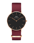 Daniel Wellington Classic 40 Roselyn Rose Gold & Black Watch