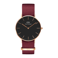 Daniel Wellington Classic 40 Roselyn Rose Gold & Black Watch