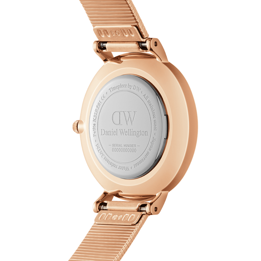 Daniel Wellington Petite 28 Lumine Rose Gold Mother of Pearl White Watch