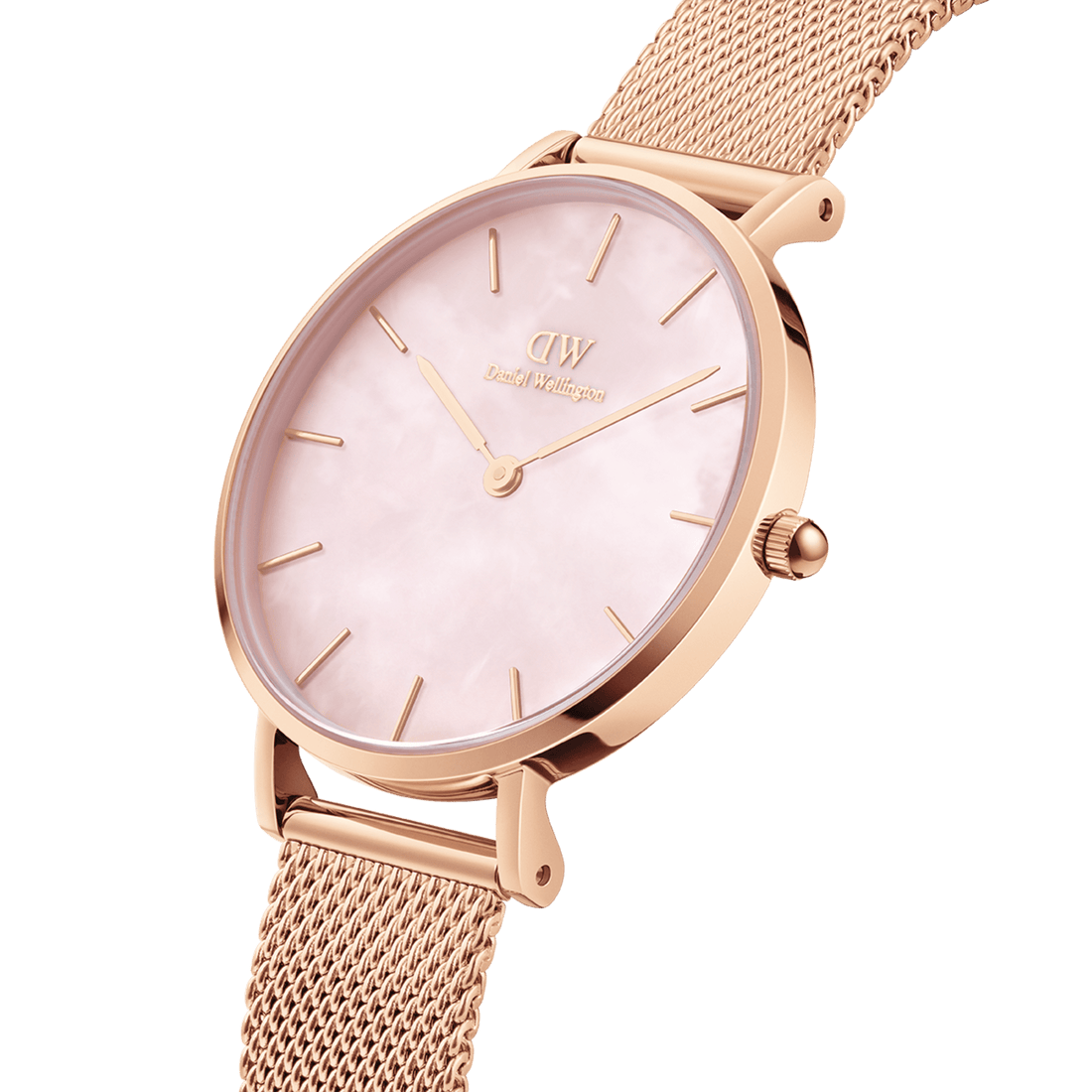 Daniel Wellington Petite 28 Melrose Rose Gold Mother of Pearl Watch