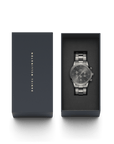 Daniel Wellington Iconic Chronograph 42 Link Anthracite-Grey Sunray Watch