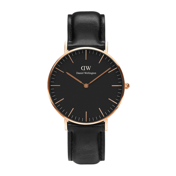 Daniel Wellington Classic 40 Sheffield Rose Gold & Black Watch