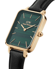 Daniel Wellington Quadro 20X26 Pressed Sheffield Gold & Green Watch