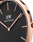 Daniel Wellington Classic 36 Dover Rose Gold & Black Watch