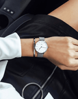 Daniel Wellington Petite 32 Silver & White Watch