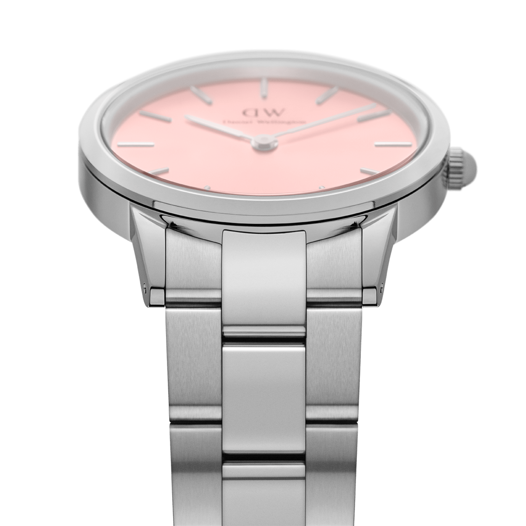 Daniel Wellington Iconic Link 28 Silver &amp; Blush Watch