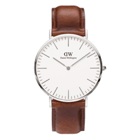 Daniel Wellington Classic 40 St Mawes Silver & White Watch