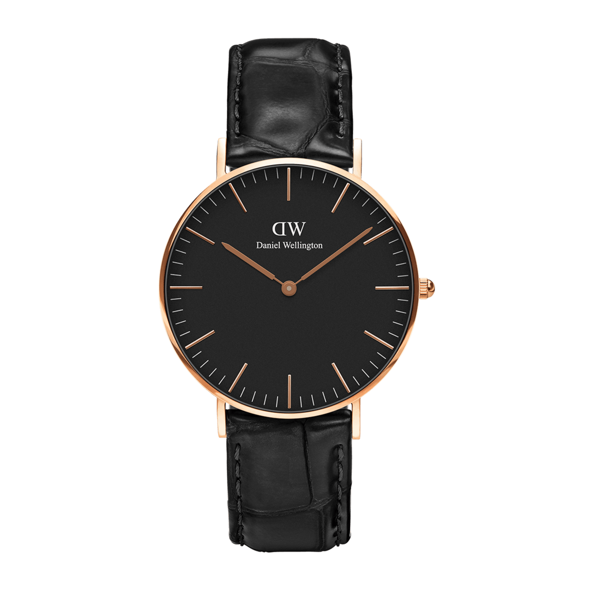 Daniel Wellington Classic 40 Reading Rose Gold &amp; Black Watch