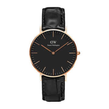 Daniel Wellington Classic 40 Reading Rose Gold & Black Watch