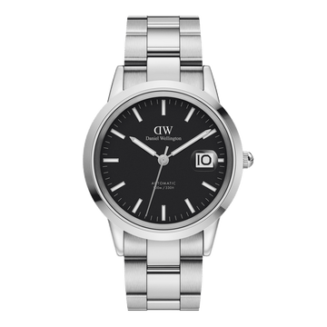 Daniel Wellington Iconic Link Automatic 40 Silver & Black Watch