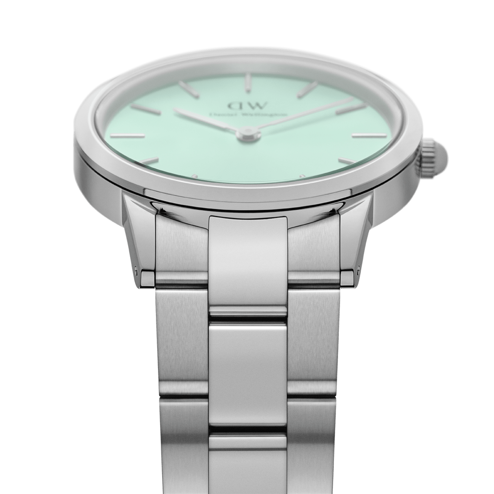 Daniel Wellington Iconic Link 28 Silver &amp; Mint Watch