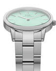 Daniel Wellington Iconic Link 28 Silver & Mint Watch