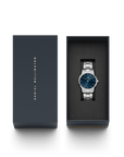 Daniel Wellington Iconic Link Arctic 40 Silver & Blue Watch