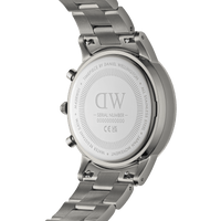 Daniel Wellington Iconic Chronograph 42 Link Anthracite-Grey Sunray Watch