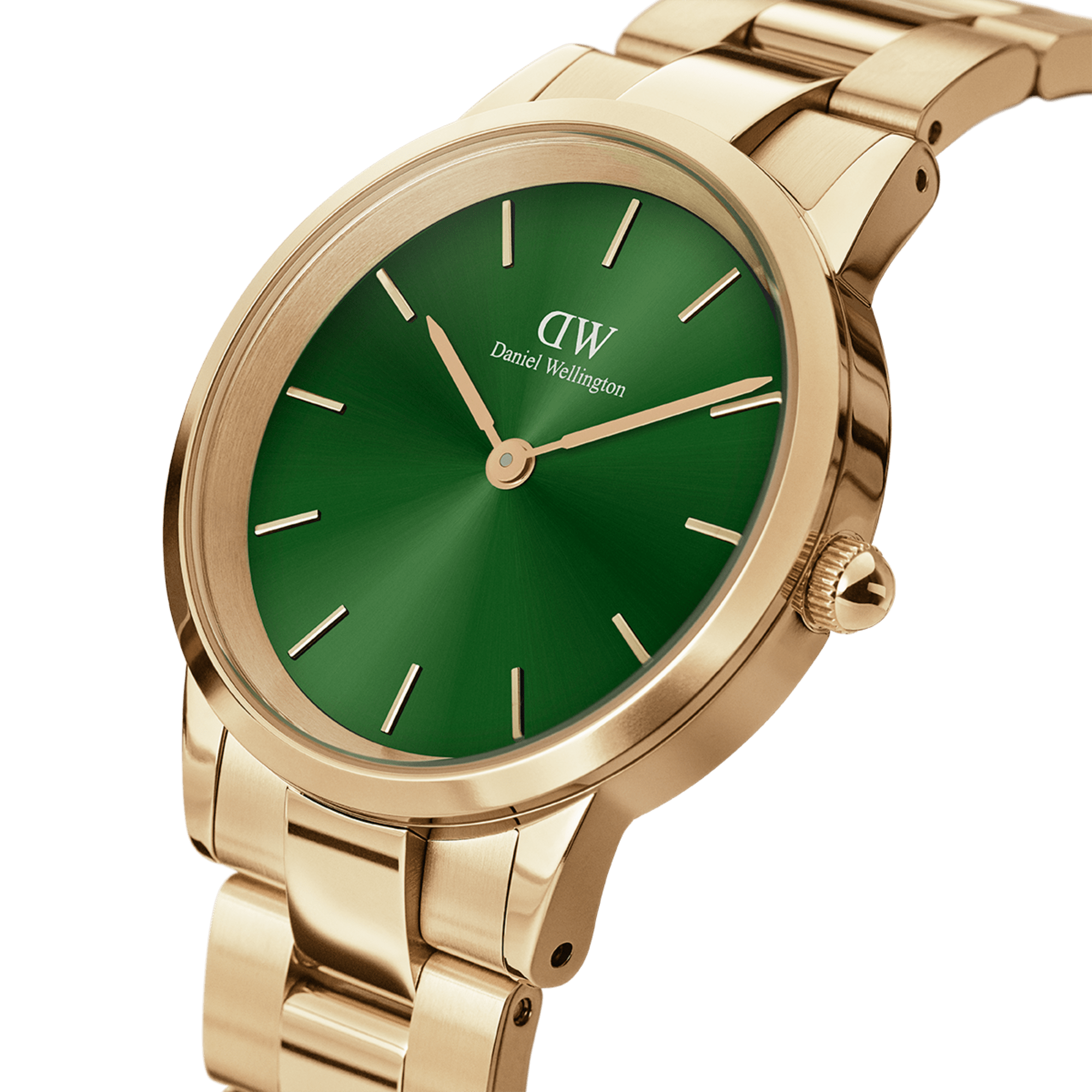 Daniel Wellington Iconic Link Emerald 36 Gold &amp; Green Watch