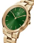 Daniel Wellington Iconic Link Emerald 36 Gold & Green Watch