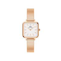 Daniel Wellington Quadro Studio 22x22 Rose Gold & White Watch