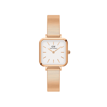 Daniel Wellington Quadro Studio 22x22 Rose Gold & White Watch