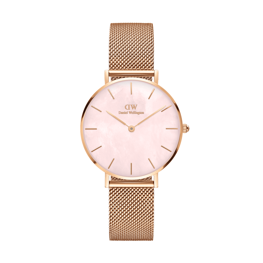 Daniel Wellington Petite 28 Melrose Rose Gold Mother of Pearl Watch