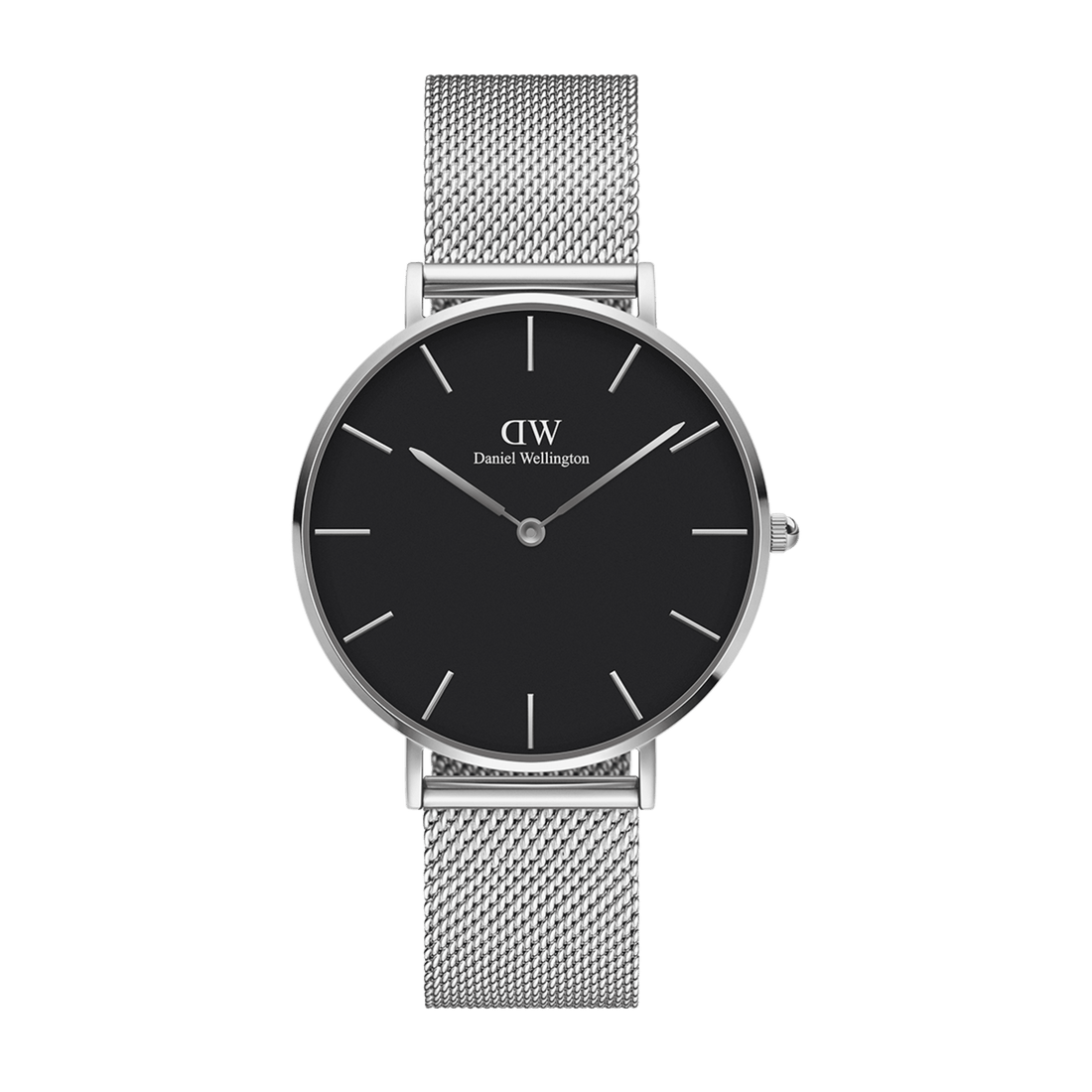 Daniel Wellington Petite 32 Silver & Black Watch