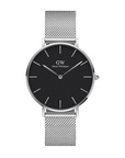 Daniel Wellington Petite 32 Silver & Black Watch