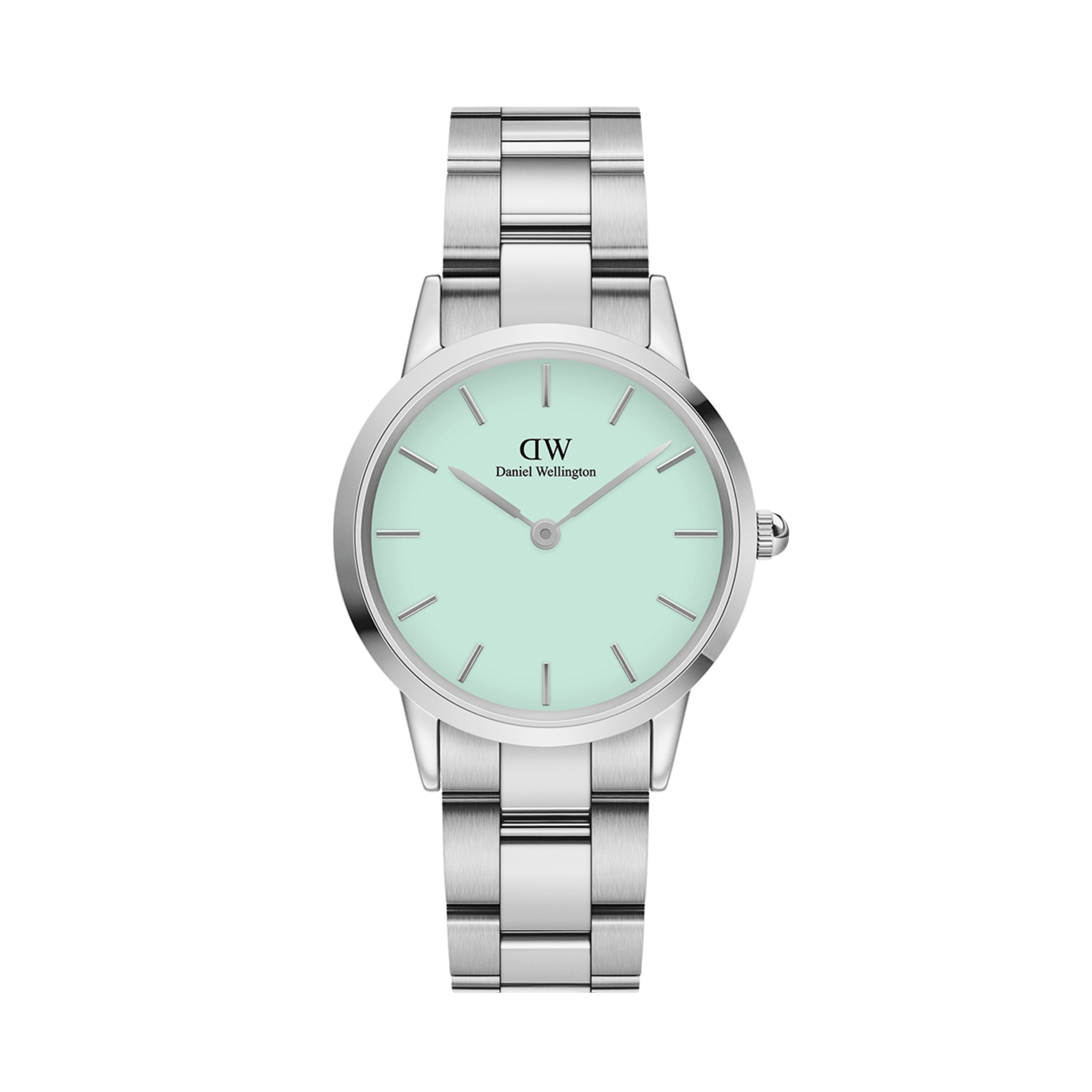 Daniel Wellington Iconic Link 28 Silver &amp; Mint Watch