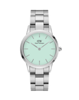 Daniel Wellington Iconic Link 28 Silver & Mint Watch