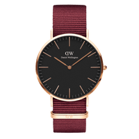 Daniel Wellington Classic 40 Roselyn Rose Gold & Black Watch