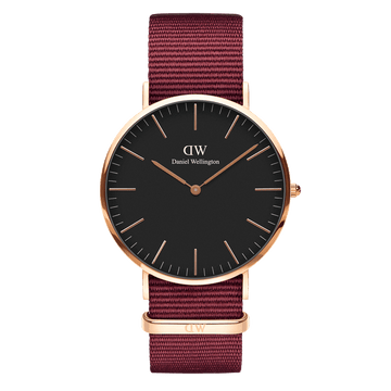 Daniel Wellington Classic 40 Roselyn Rose Gold & Black Watch