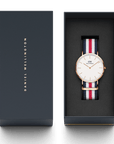 Daniel Wellington Classic 40 Canterbury Rose Gold & White Watch