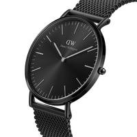 Daniel Wellington Classic 40 Ashfield Black Onyx Watch