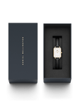 Daniel Wellington Quadro 20X26 Pressed Sheffield Gold & White Watch