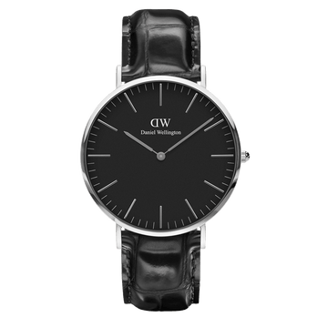 Daniel Wellington Classic 40 Reading Silver & Black Watch