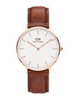 Daniel Wellington Classic 40 St Mawes Rose Gold & White Watch