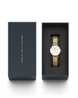 Daniel Wellington Petite 28 5-Link Gold & White Watch