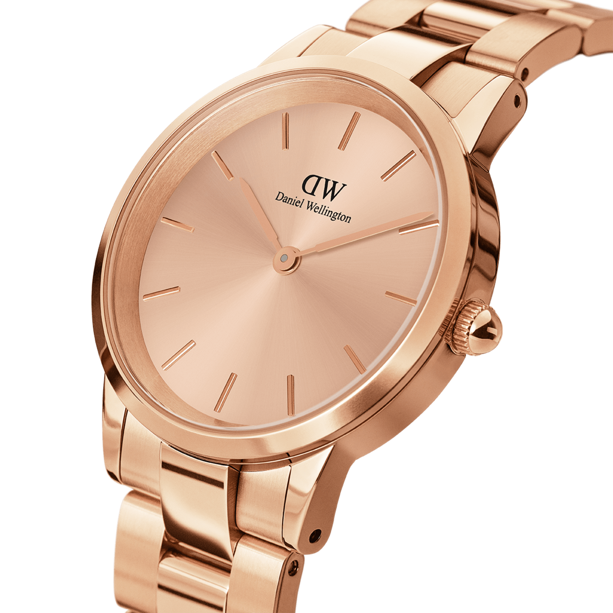 Daniel Wellington Iconic Link Unitone 28 Rose Gold Watch