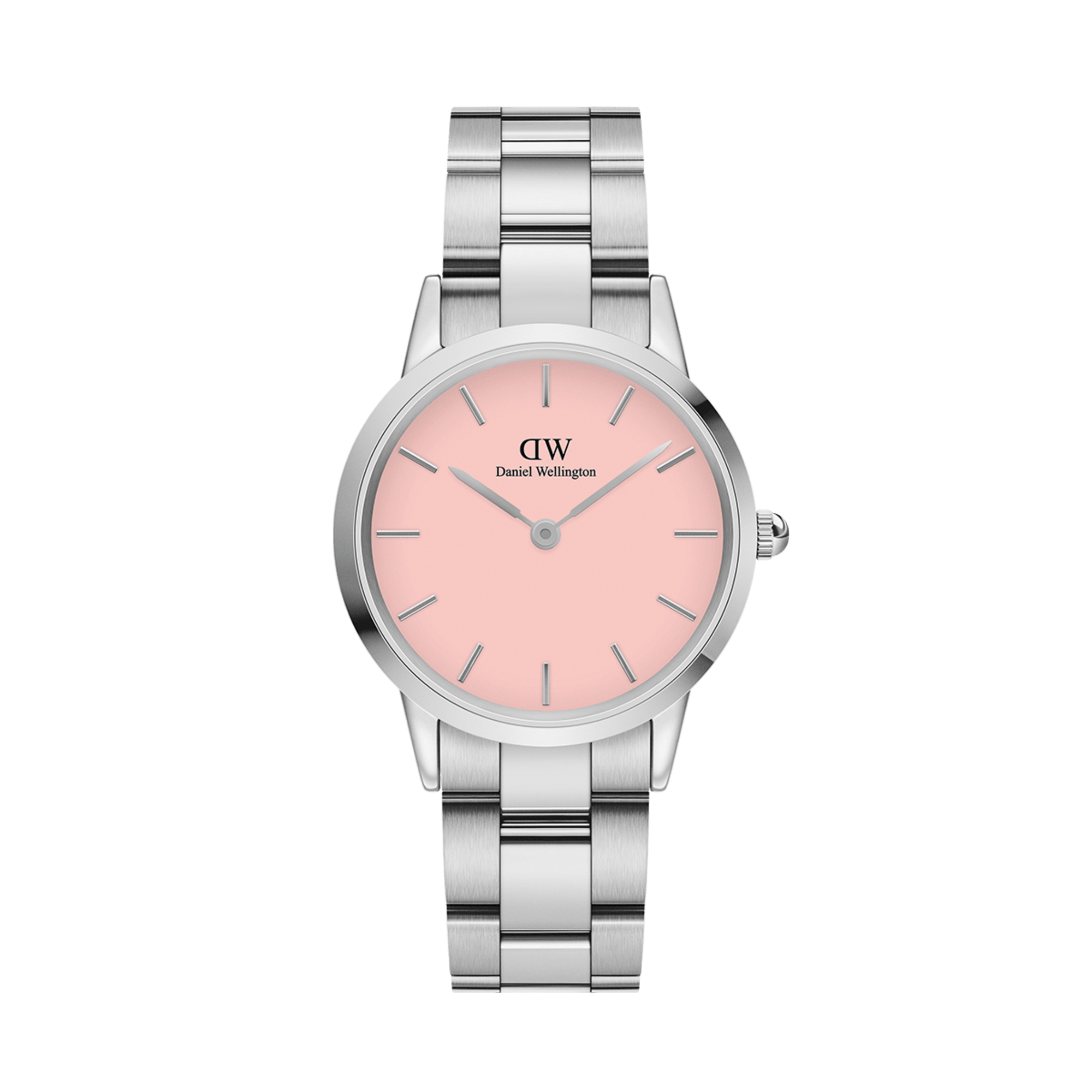 Daniel Wellington Iconic Link 28 Silver &amp; Blush Watch