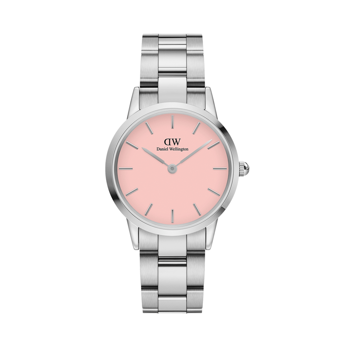 Daniel Wellington Iconic Link 28 Silver & Blush Watch