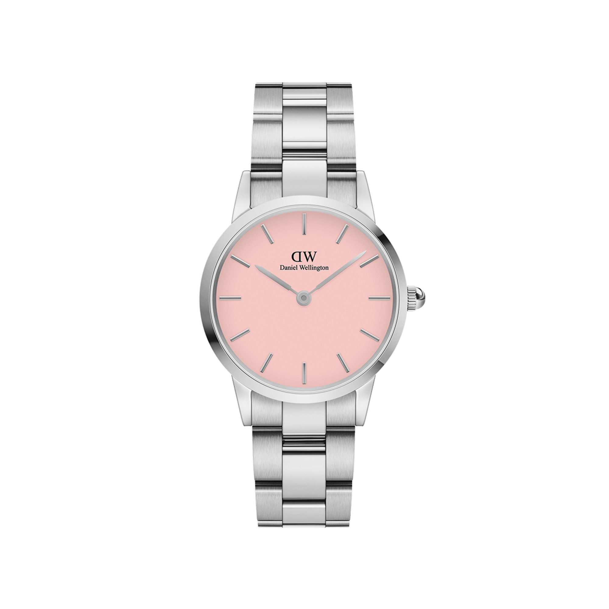 Daniel Wellington Iconic Link 28 Silver &amp; Blush Watch