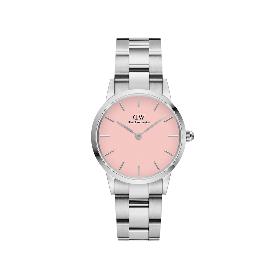 Daniel Wellington Iconic Link 28 Silver & Blush Watch