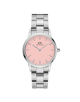 Daniel Wellington Iconic Link 28 Silver & Blush Watch