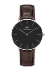 Daniel Wellington Classic 36 York Silver & Black Watch