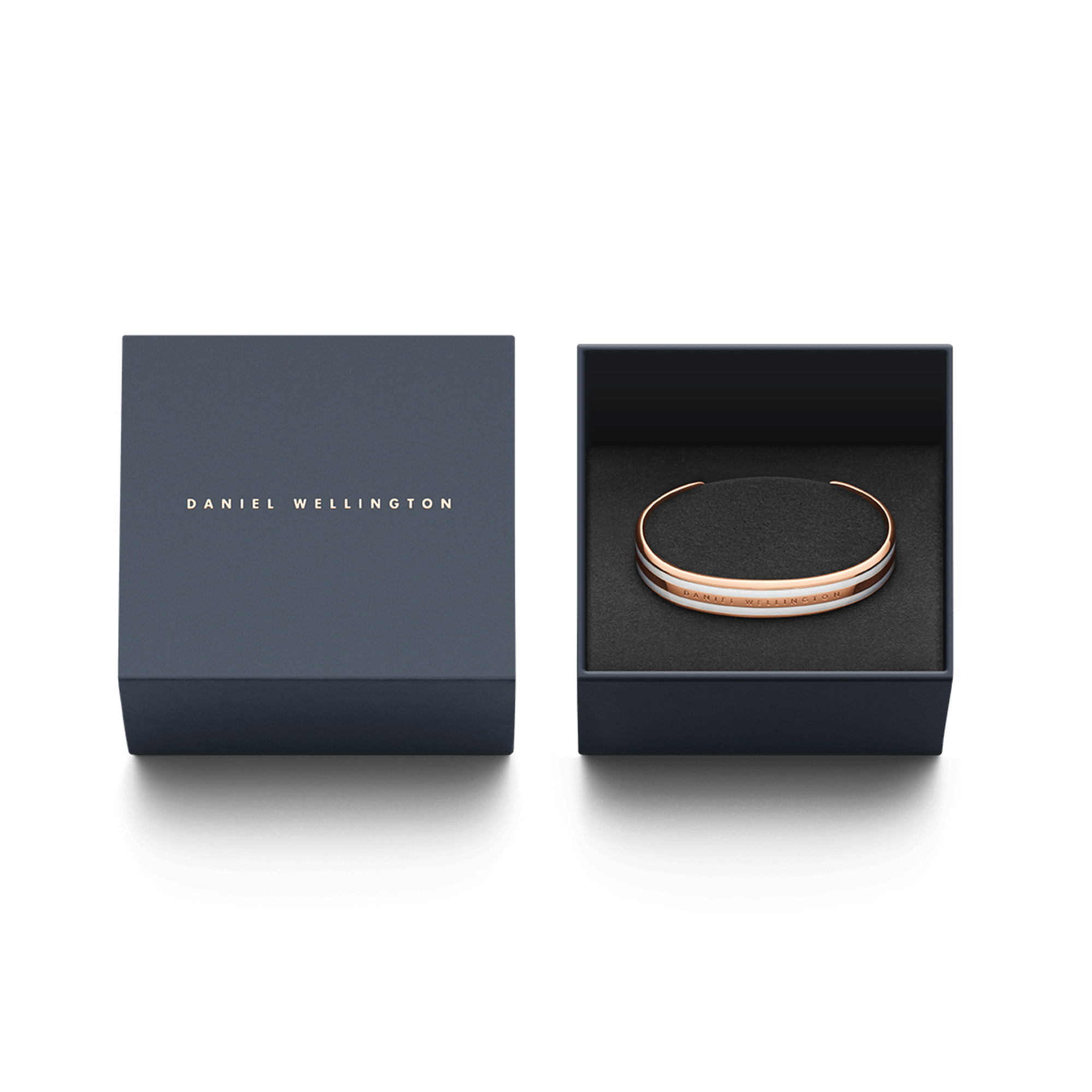 Daniel Wellington Emalie Bracelet Satin White Rose Gold Medium