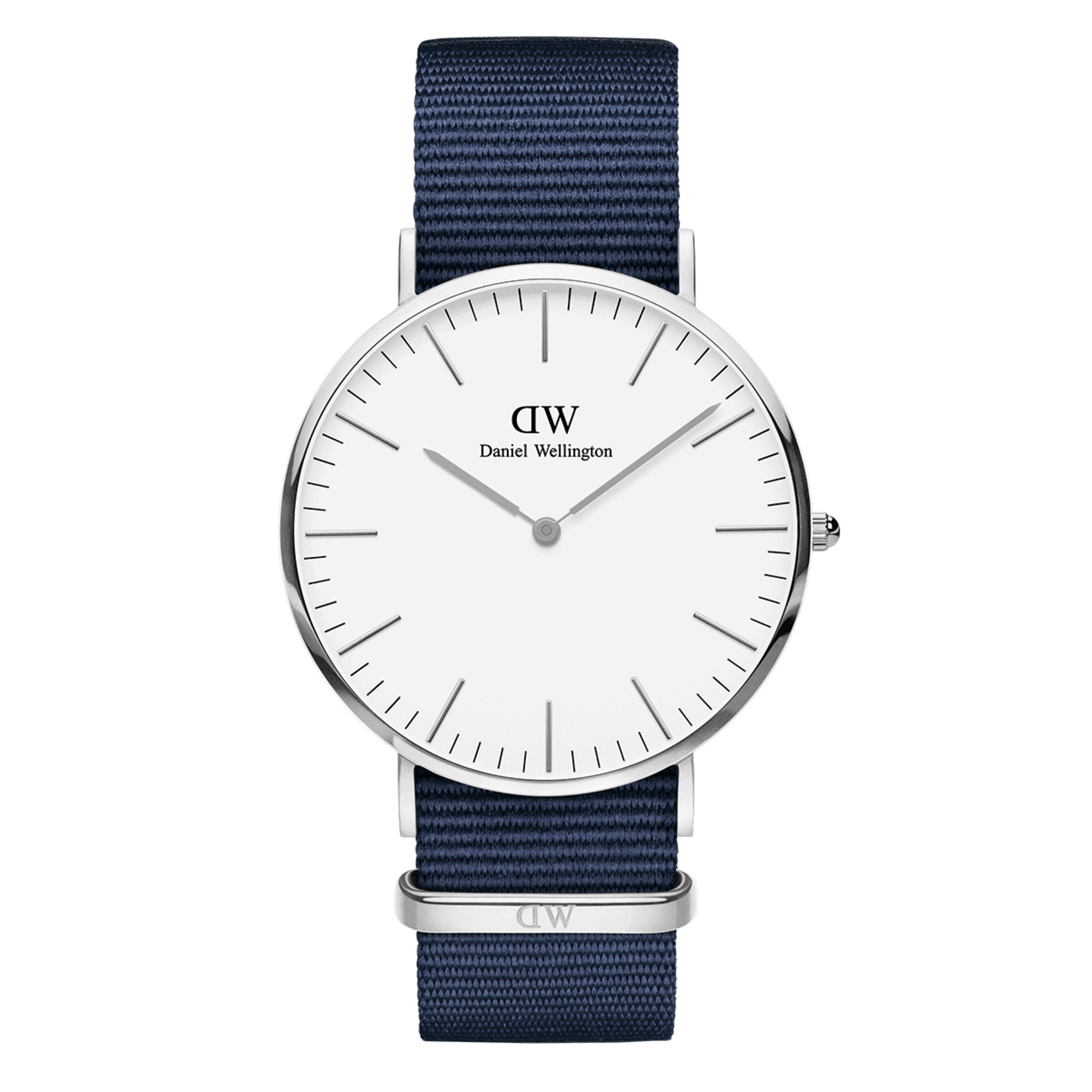 Daniel Wellington Classic 40 Bayswater Silver &amp; White Watch